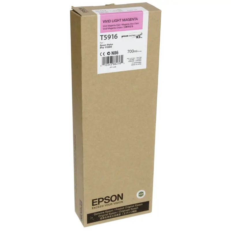Epson Tusz vivid jasny magenta T 591  700 ml     T 5916