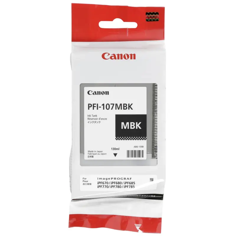 Canon PFI-107 MBK tusz matowy czarny