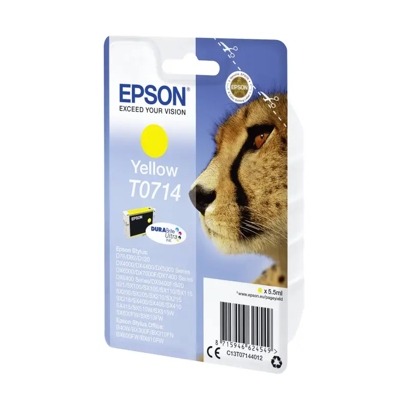 Epson Tusz zolty DURABrite T 071   T 0714