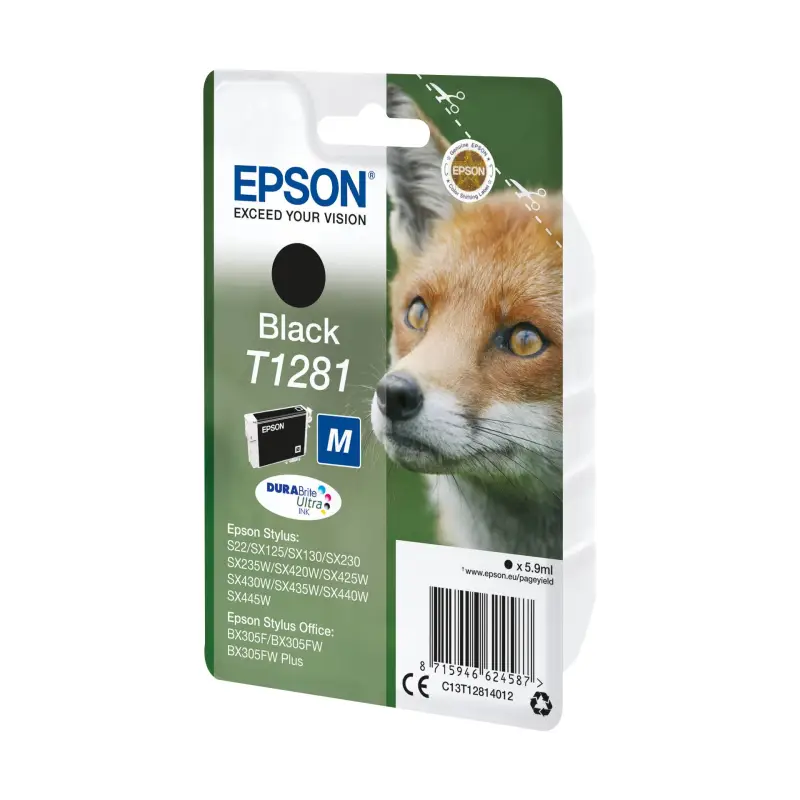 Epson Tusz czarny DURABrite T 128   T 1281