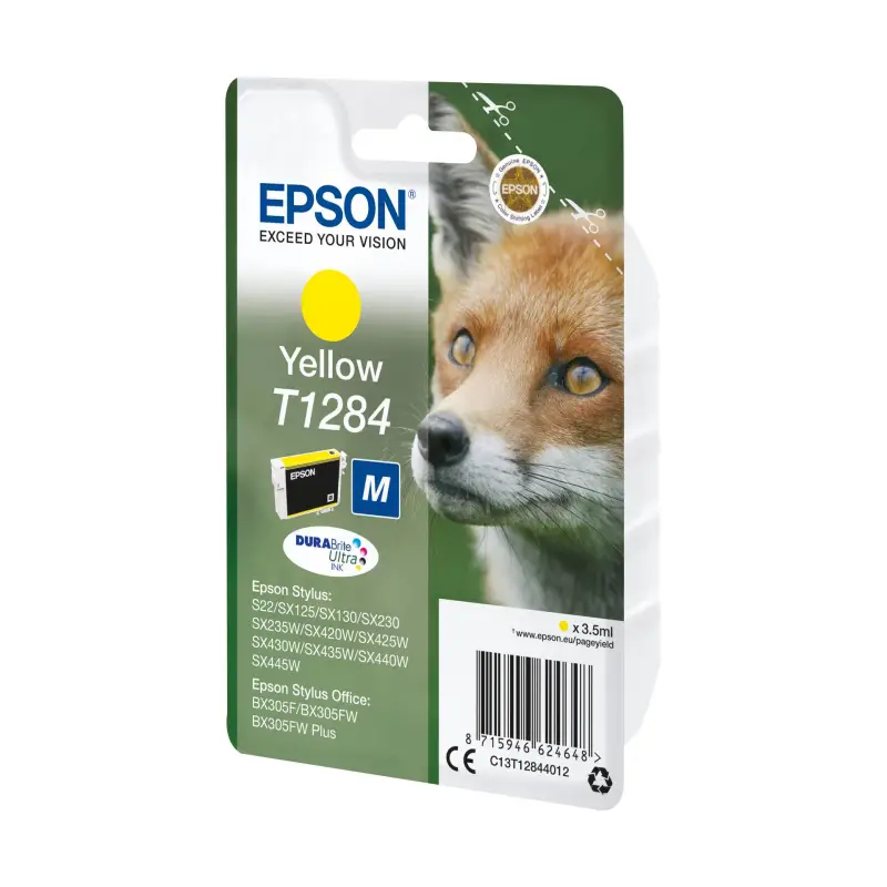 Epson Tusz zolty DURABrite T 128   T 1284