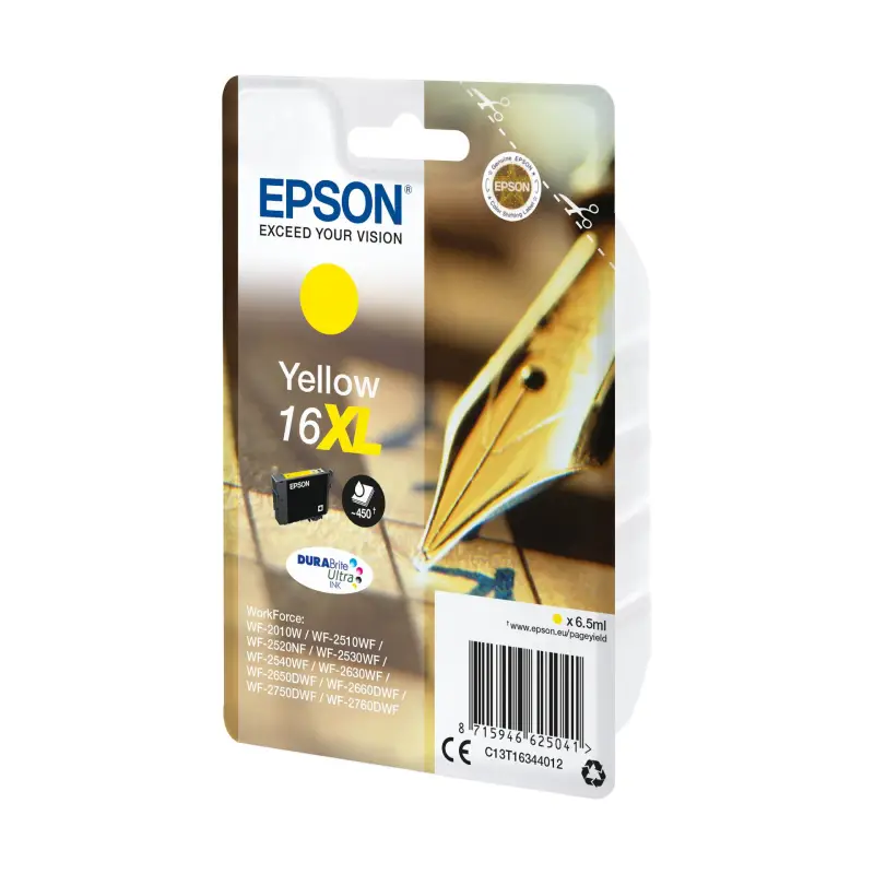 Epson Tusz XL zolty DURABrite Ultra T 163     T 1634