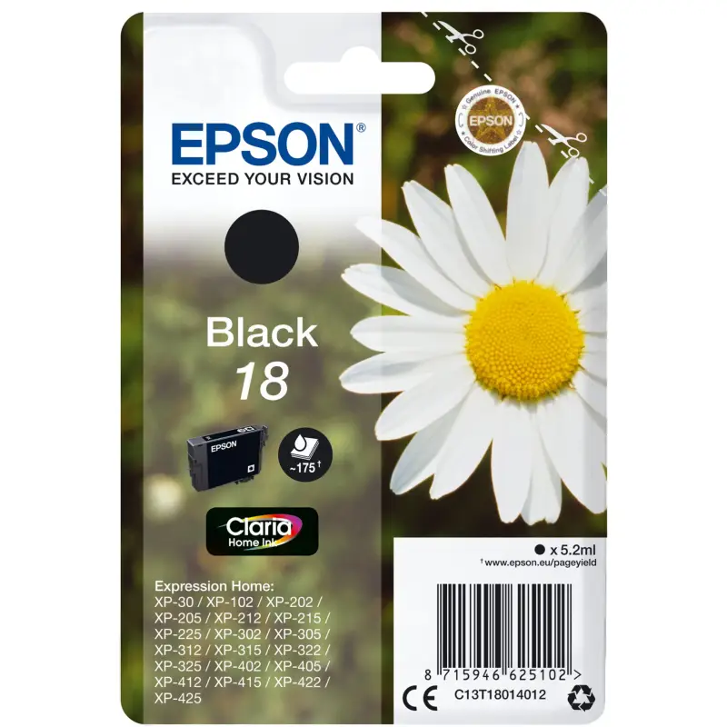 Epson Tusz czarny Claria Home T 180         T 1801