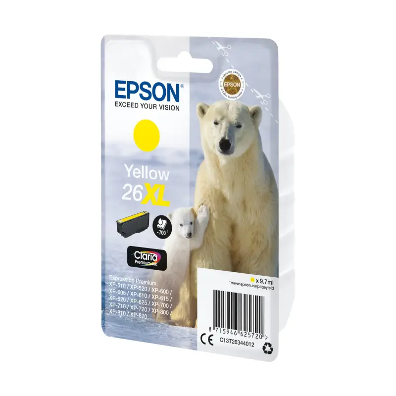 Epson Tusz XL zolty Claria Premium T 263      T 2634
