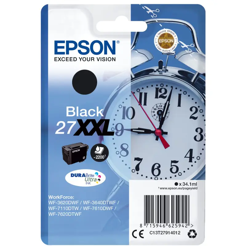 Epson DURABrite Ultra Ink 27 XXL Tusz czarny T 2791