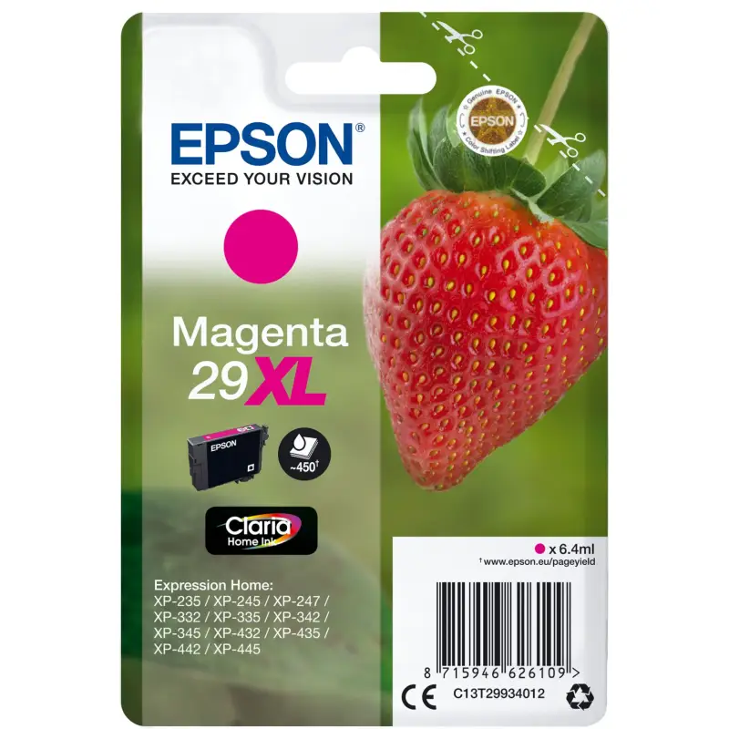 Epson Tusz XL magenta Claria Home 29 T 2993