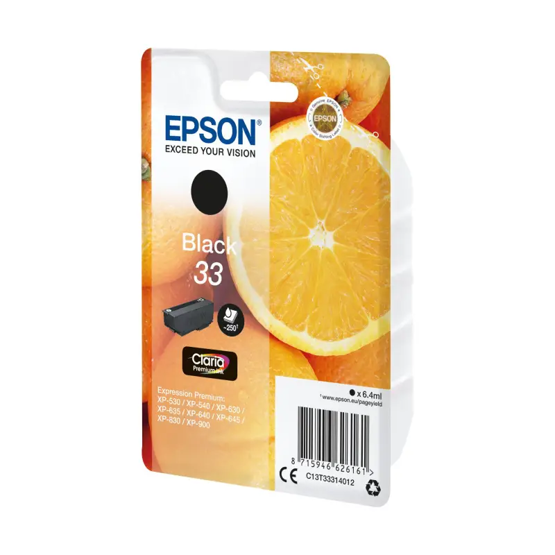 Epson Tusz czarny Claria Premium 33         T 3331