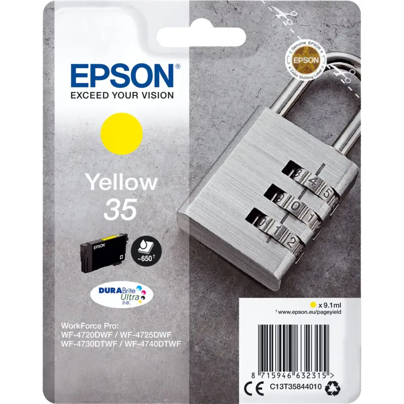 Epson Tusz zolty DURABrite Ultra Ink 35    T 3584