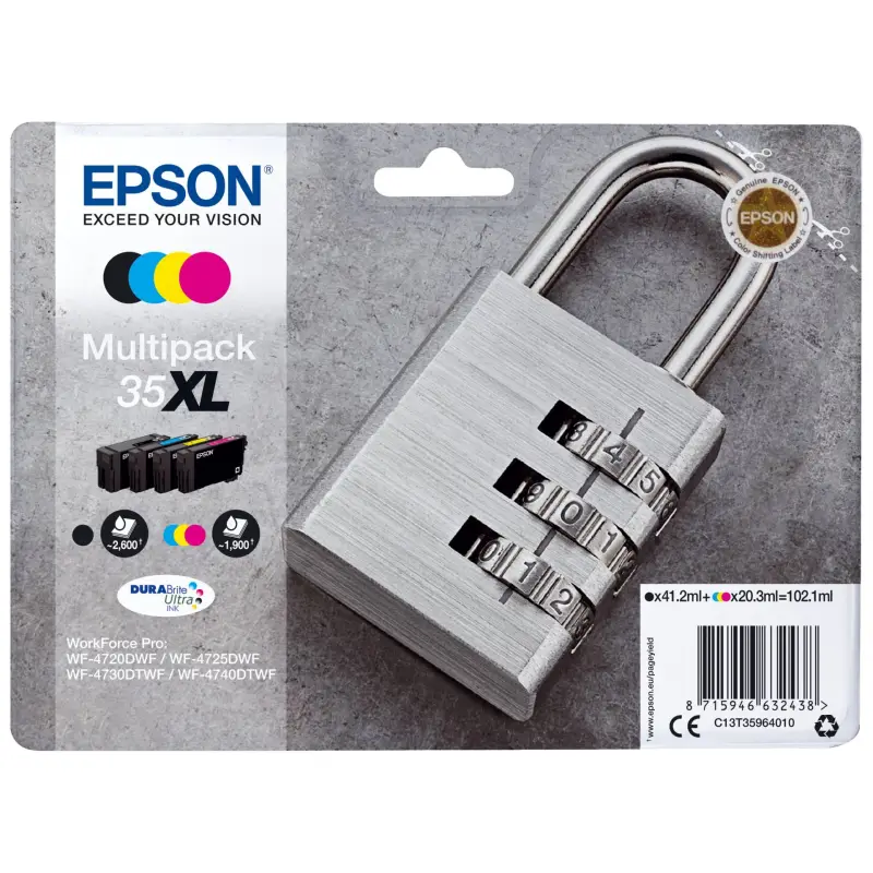 Epson DURABrite Ultra Multipak (4 kolory) 35 XL  T 3596