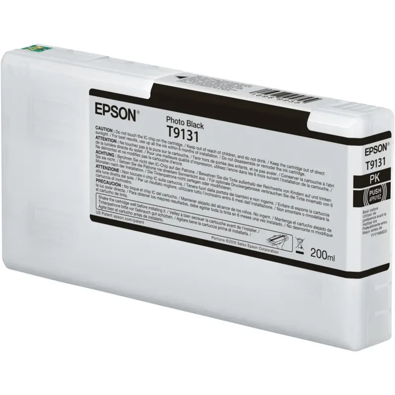 Epson Tusz photo black T 913 200 ml   T 9131