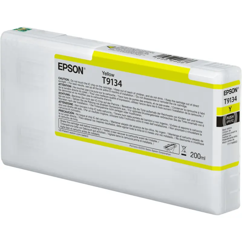 Epson Tusz zolty T 913 200 ml   T 9134