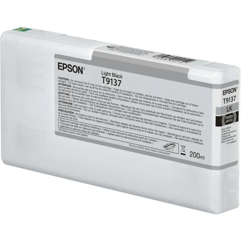 Epson Tusz light black T 913 200 ml   T 9137