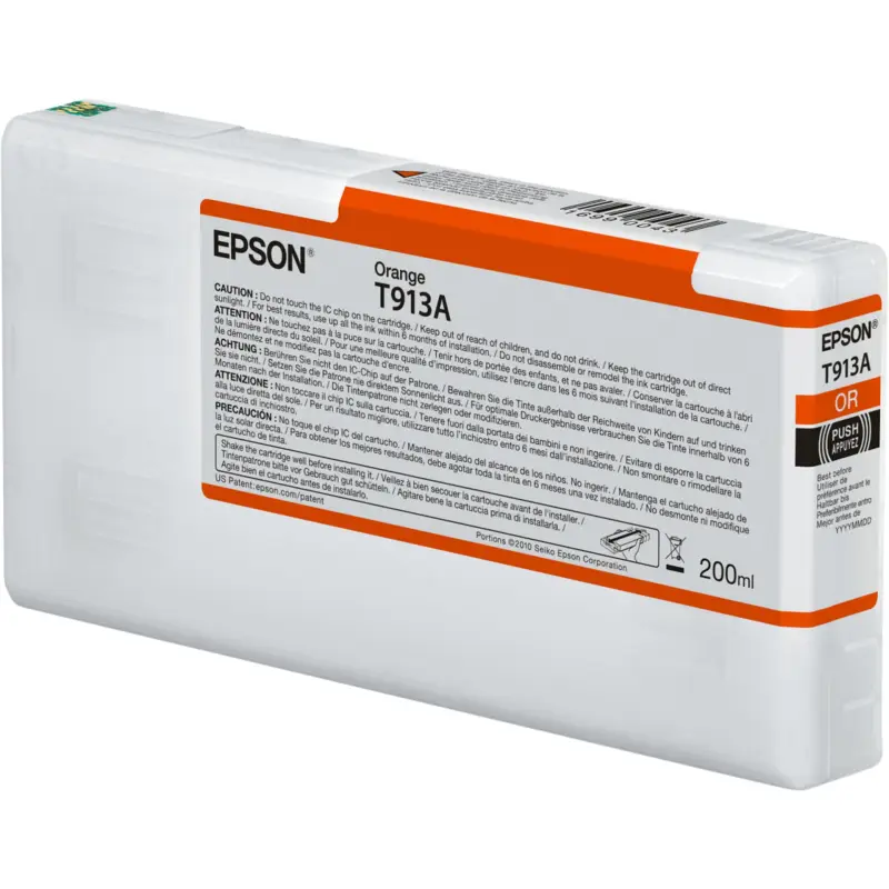 Epson Tusz pomaranczowy T 913 200 ml   T 913A