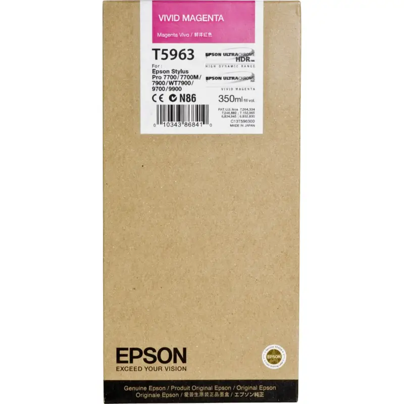 Epson Tusz vivid magenta T 596  350 ml     T 5963