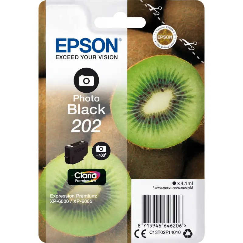 Epson Tusz photo black Claria Premium 202        T 02F1