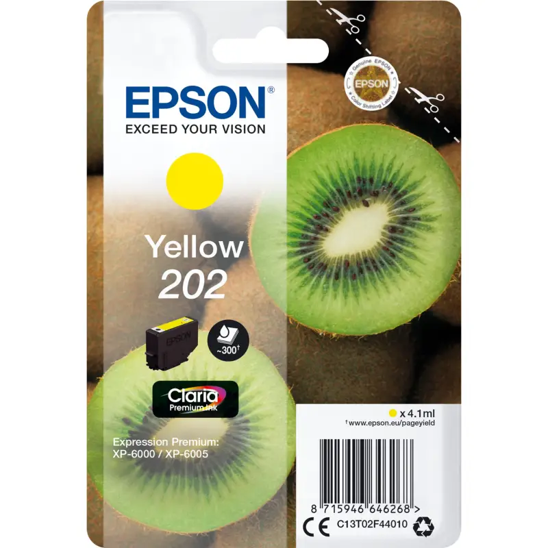 Epson Tusz zolty Claria Premium 202        T 02F4