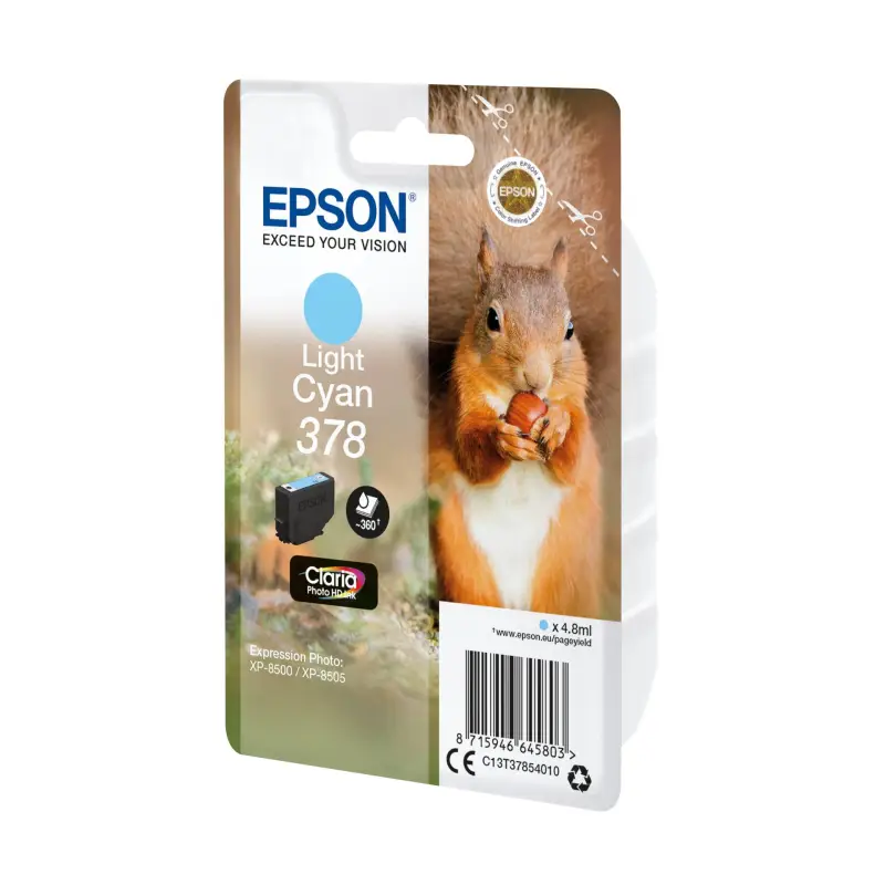 Epson Tusz light cyan Claria Photo HD 378       T 3785