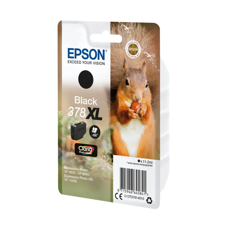 Epson Tusz czarny Claria Photo HD 378 XL    T 3791