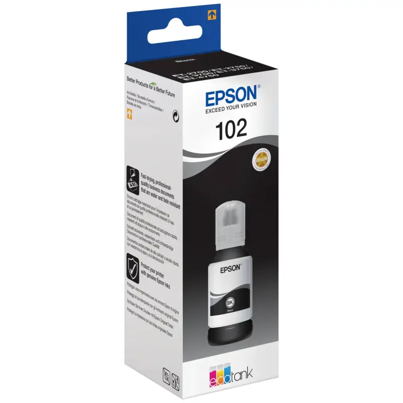 Epson EcoTank czarny T 102 127 ml   T 03R1