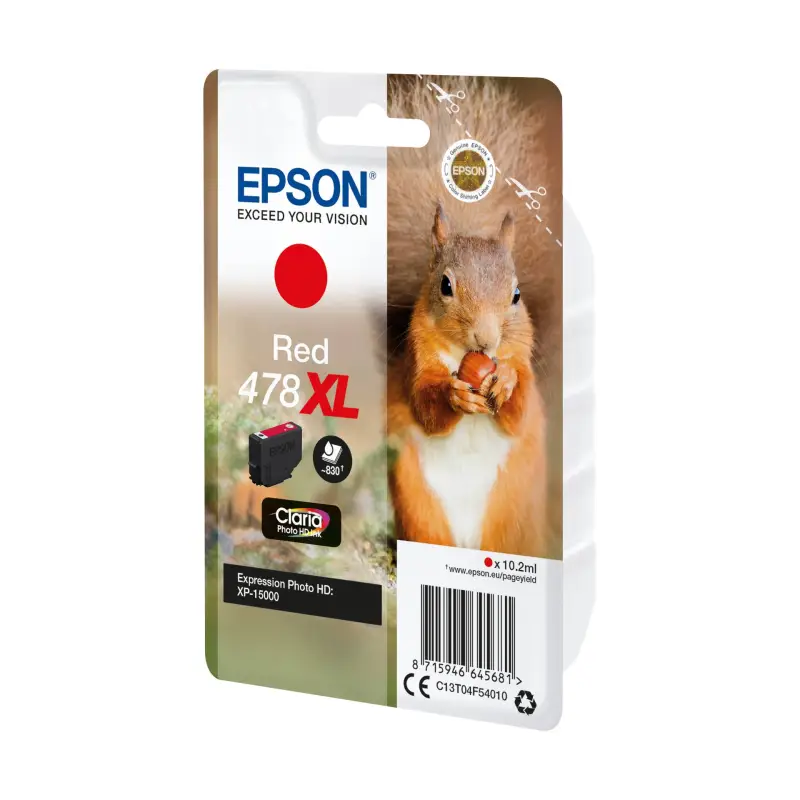 Epson Tusz red Claria Photo HD 478 XL    T 04F5