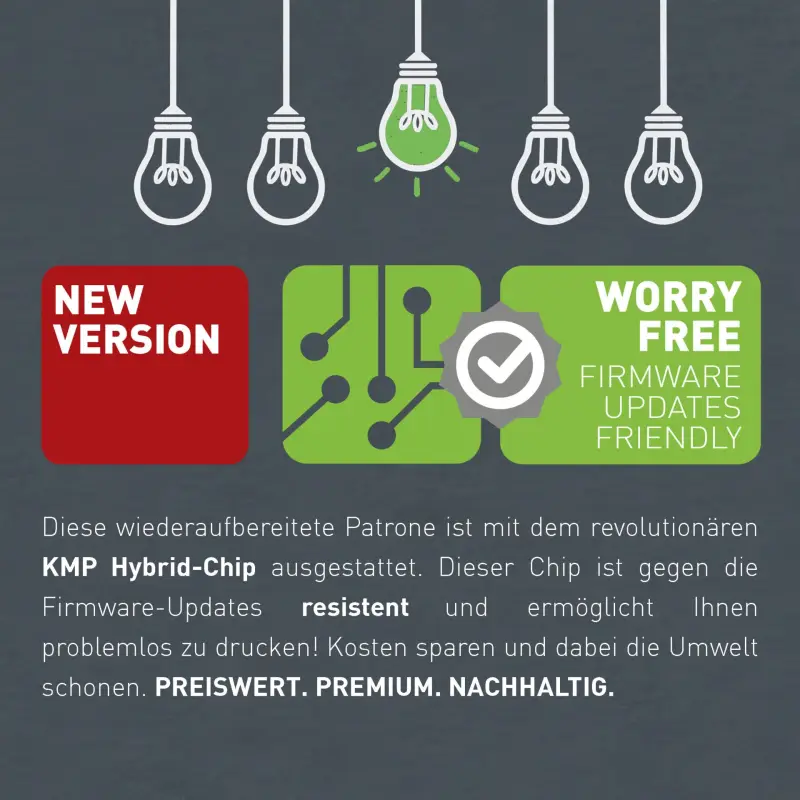 KMP H166CX Tusz cyan kompatybilny z HP F6U16AE