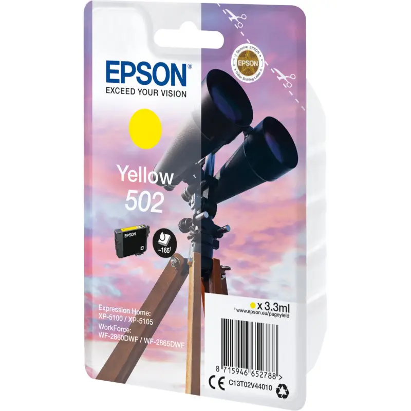 Epson Tusz zolty 502    T 02V4