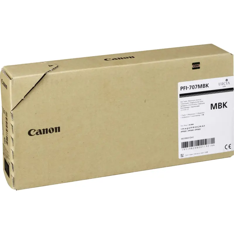 Canon PFI-707 MBK tusz matowy czarny