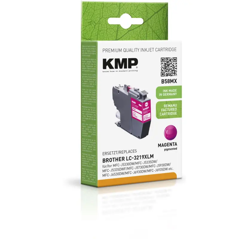 KMP B58MX Tusz magenta komp. z Brother LC-3219XLM