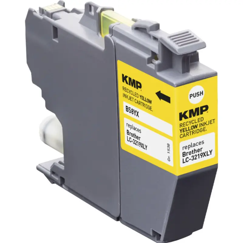 KMP B58YX Tusz zolty komp. z Brother LC-3219XLY