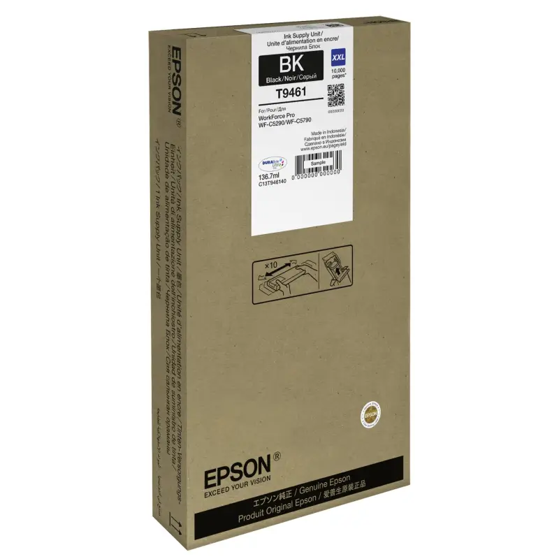 Epson WF-C5x9x Series Ink Cartr. XXL black T 9461