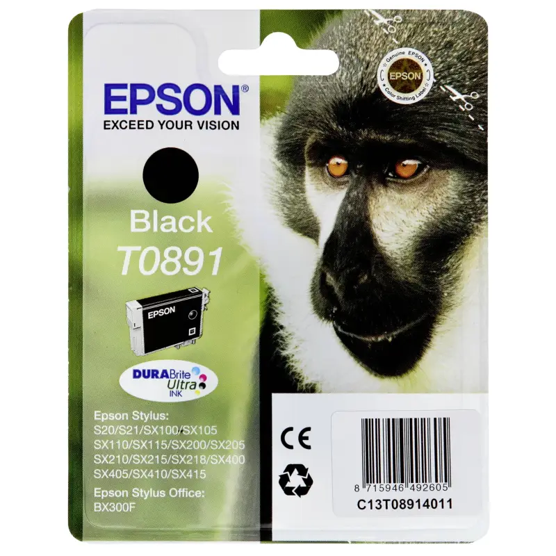 Epson DURABrite Ultra Ink T 089 Tusz czarny T 0891