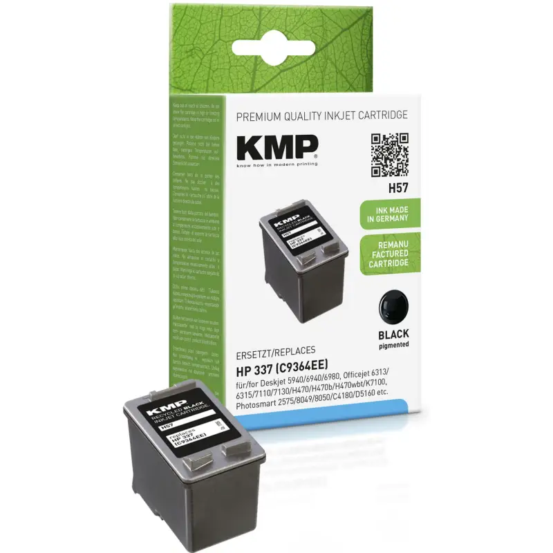 KMP H57 Tusz czarny do HP C 9364 EE