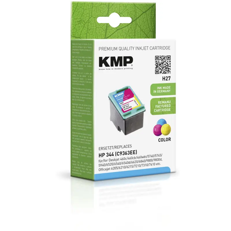 KMP H27 Tusz kolor do HP C 9363 E