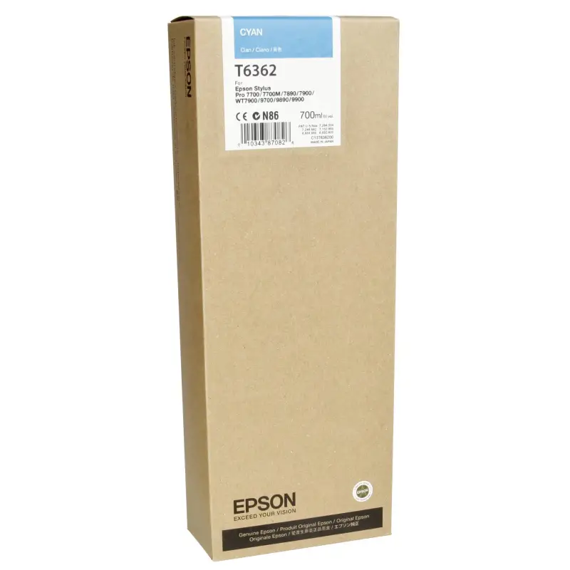 Epson Tusz cyan T 636 700 ml   T 6362