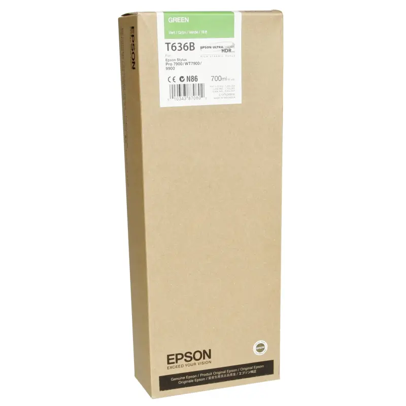 Epson Tusz zielony T 636 700 ml   T 636B