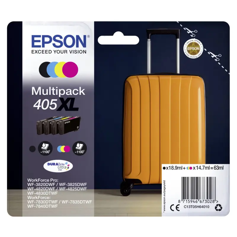 Epson DURABrite Ultra multipak (4 kolory) 405 XL         T 05H6