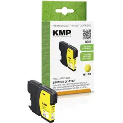 KMP B78Y tusz yellow kompatybilny z Brother LC-1100 Y