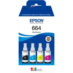 Epson EcoTank 4-colour multipak T 664  T 6646