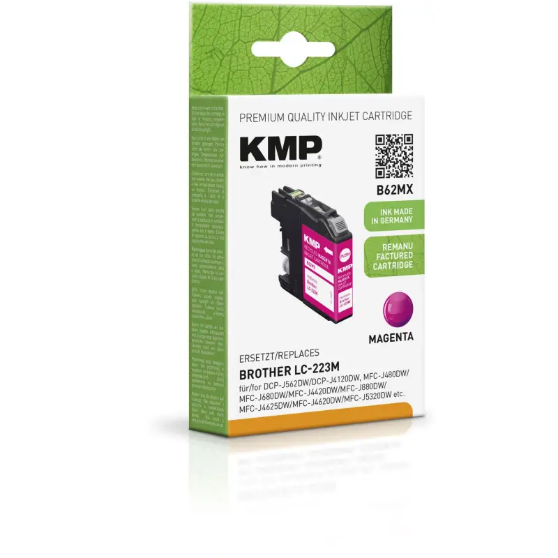KMP B62MX tusz magenta kompatybilny z Brother LC-223 M