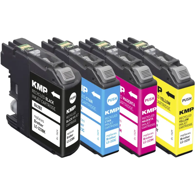 KMP B62VX multipak kompatybilny z Brother LC-223 BK/C/M/Y