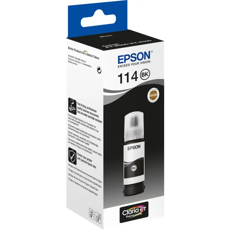 Epson EcoTank Pigment czarny T 114 70 ml    T 07A1