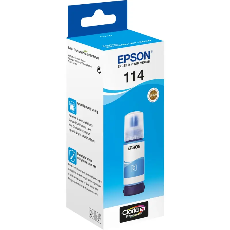 Epson EcoTank cyan T 114 70 ml    T 07B2