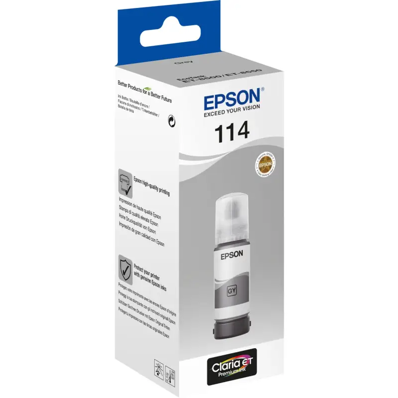 Epson EcoTank grey T 114 70 ml    T 07B5