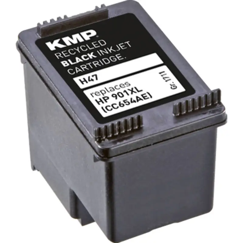 KMP H47 Tusz czarny do HP CC 654 AE Nr. 901XL
