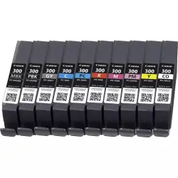Canon PFI-300 multipak MBK/PBK/C/M/Y/PC/PM/R/GY/CO