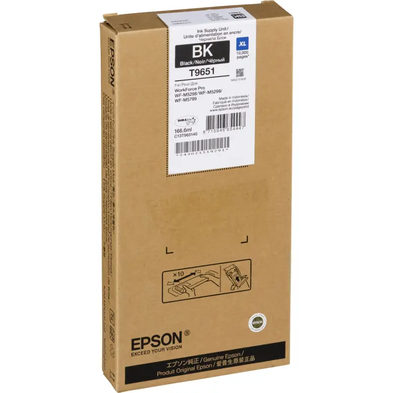Epson WF-C5xxx Series Ink Cartr. XL black T 9651