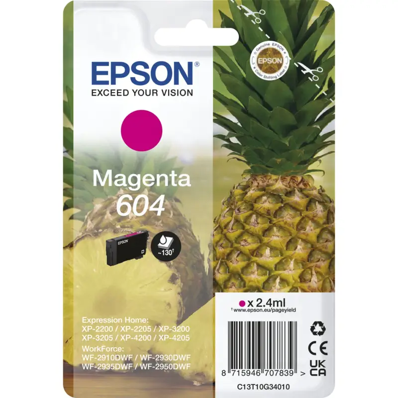 Epson tusz magenta 604    T 10G3