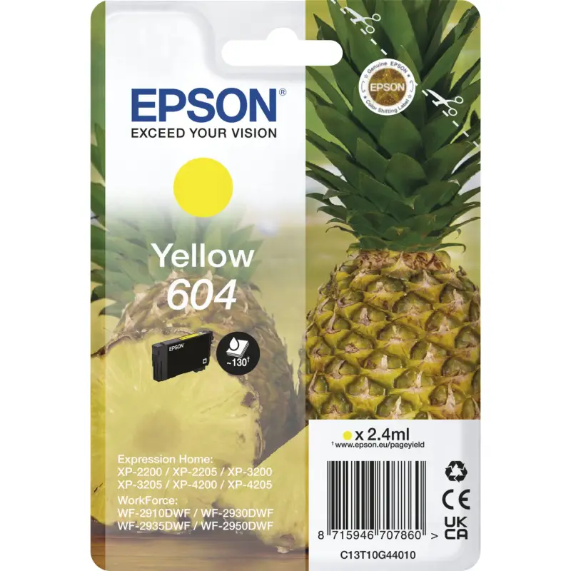 Epson tusz yellow 604    T 10G3