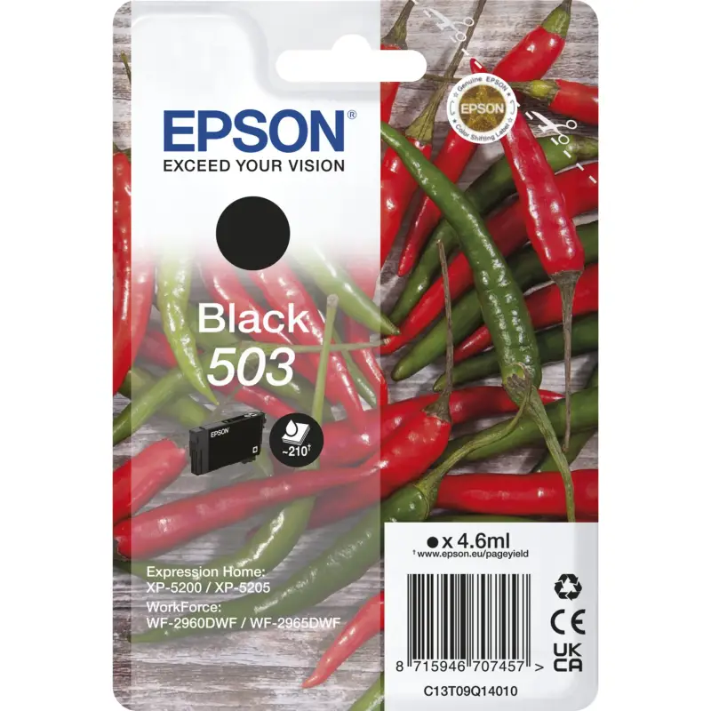 Epson tusz czarny 503    T 09Q1
