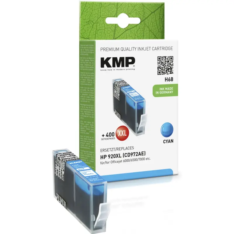 KMP H68 Tusz cyan do HP CD 972 AE Nr. 920 XL